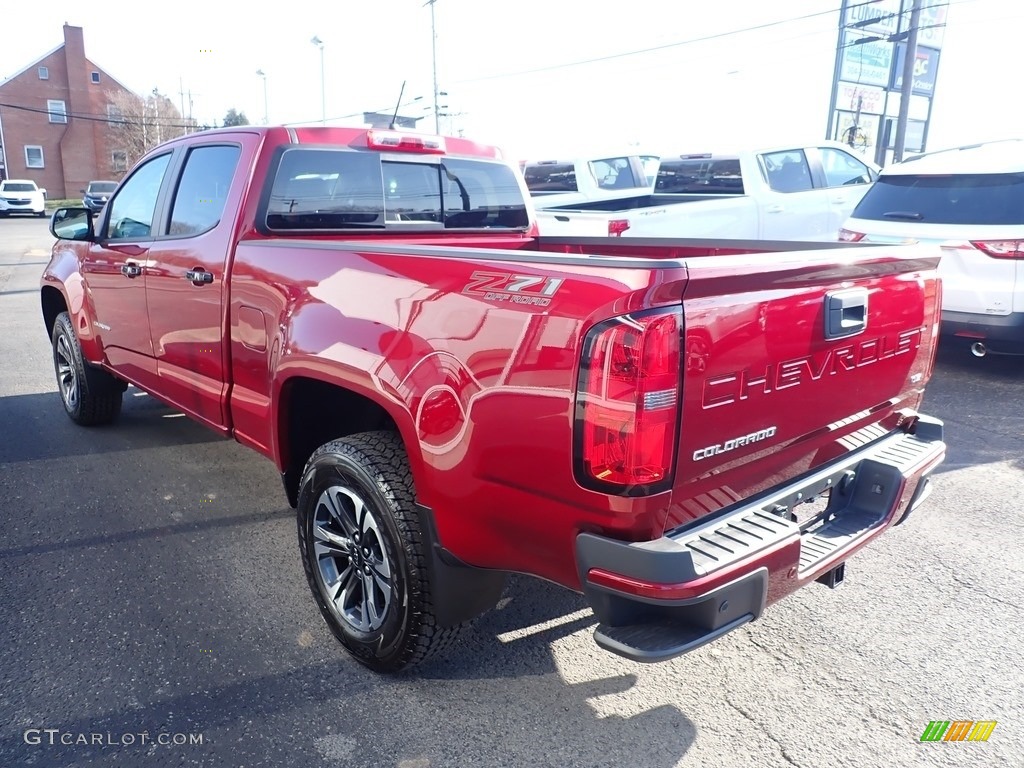 Cherry Red Tintcoat 2021 Chevrolet Colorado Z71 Crew Cab 4x4 Exterior Photo #140781941