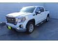 Summit White - Sierra 1500 SLT Crew Cab 4WD Photo No. 4