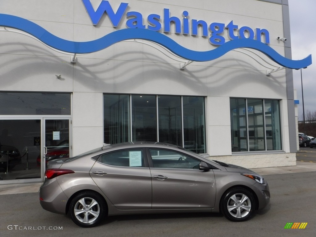 2016 Elantra Value Edition - Desert Bronze / Beige photo #2