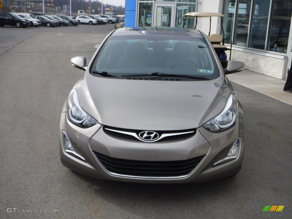 2016 Elantra Value Edition - Desert Bronze / Beige photo #5