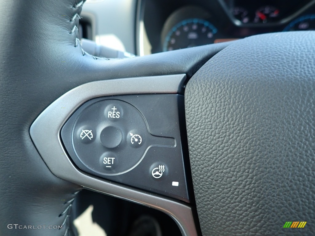 2021 Chevrolet Colorado Z71 Crew Cab 4x4 Jet Black Steering Wheel Photo #140782196