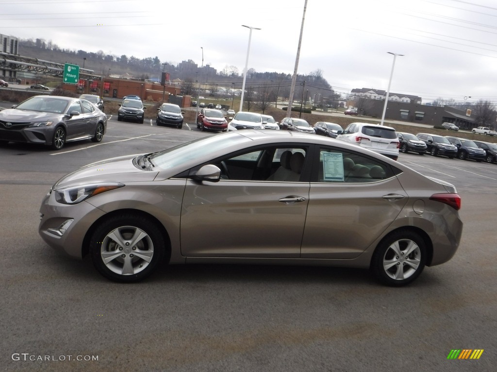 2016 Elantra Value Edition - Desert Bronze / Beige photo #7