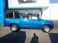 2021 Bright Blue Metallic Chevrolet Colorado LT Crew Cab 4x4  photo #3