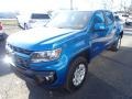 2021 Bright Blue Metallic Chevrolet Colorado LT Crew Cab 4x4  photo #7