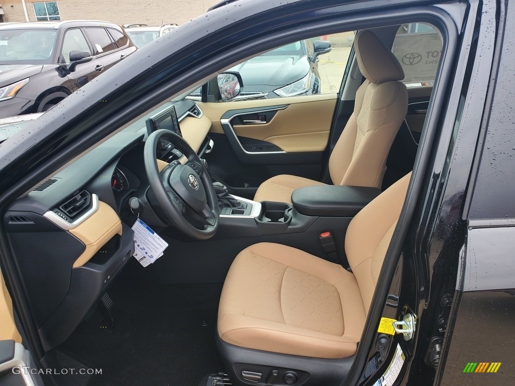 2021 RAV4 XLE AWD - Midnight Black Metallic / Nutmeg photo #2