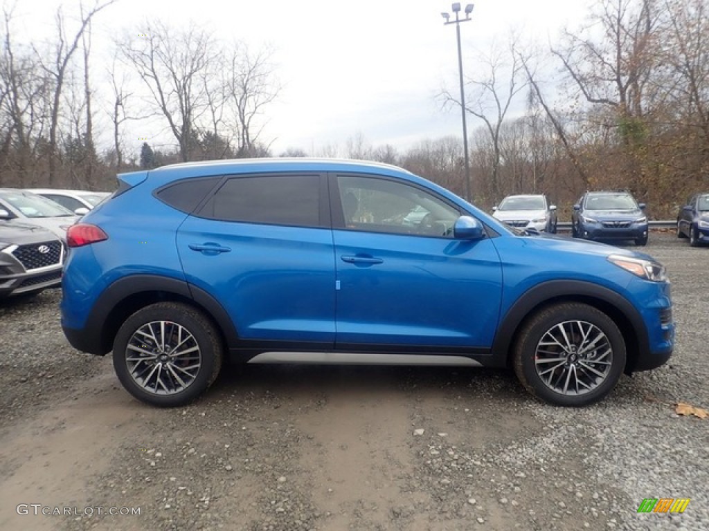 Aqua Blue 2021 Hyundai Tucson SEL AWD Exterior Photo #140783129