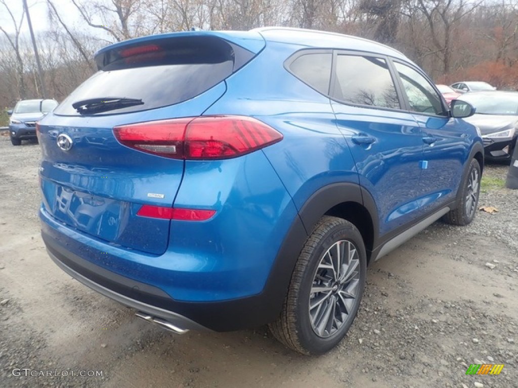 2021 Tucson SEL AWD - Aqua Blue / Black photo #3