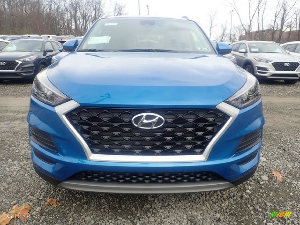 2021 Tucson SEL AWD - Aqua Blue / Black photo #7
