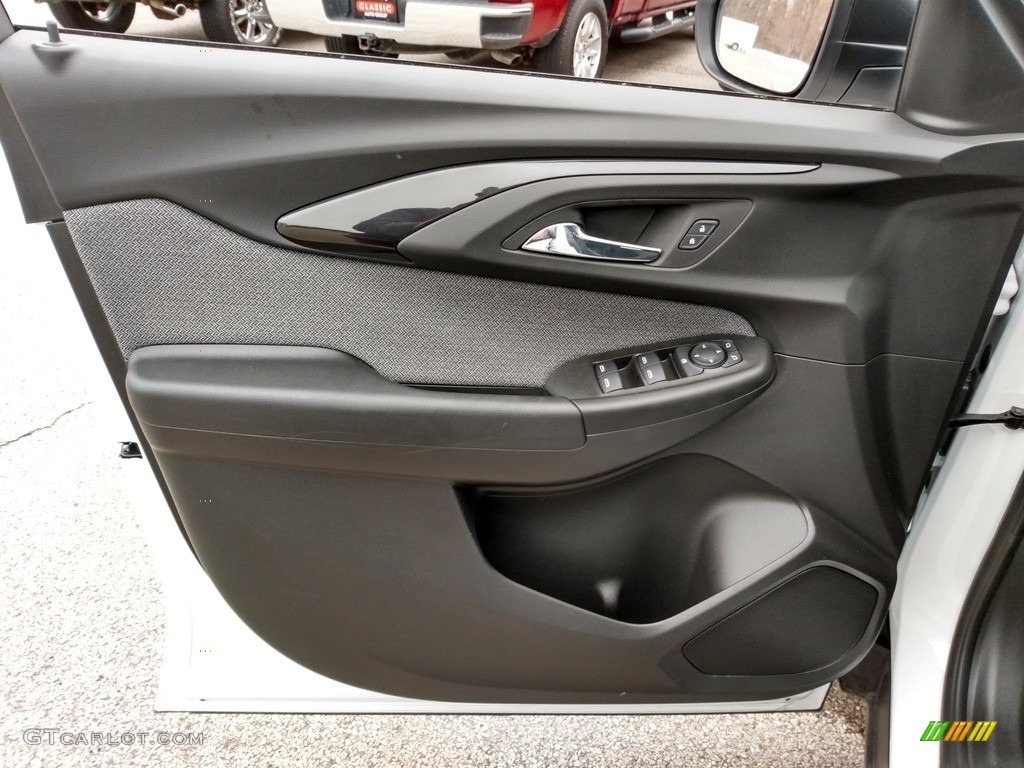 2021 Chevrolet Trailblazer LS AWD Jet Black/Medium Ash Gray Door Panel Photo #140783226