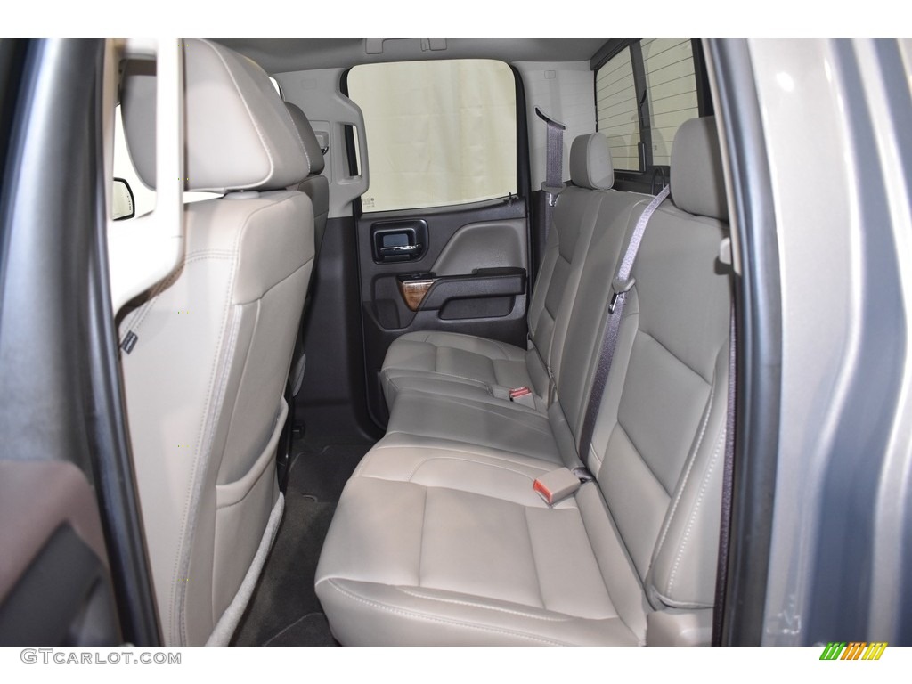 2017 Sierra 1500 SLT Double Cab 4WD - Pepperdust Metallic / Jet Black photo #8
