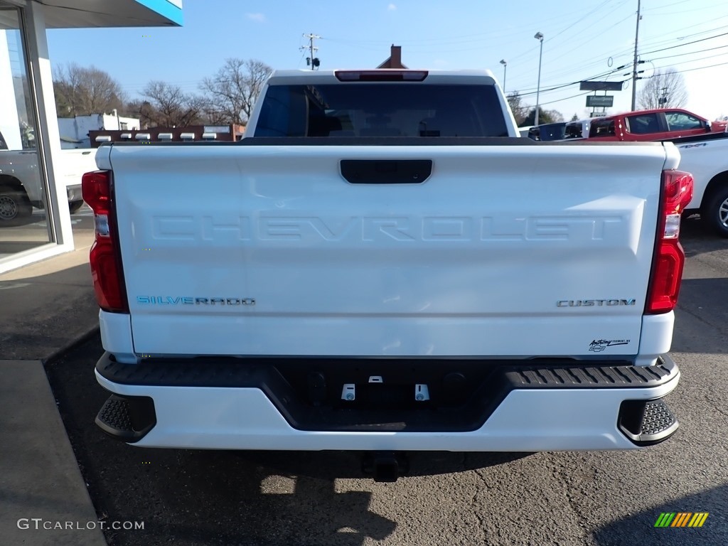 2021 Silverado 1500 Custom Crew Cab 4x4 - Summit White / Jet Black photo #5