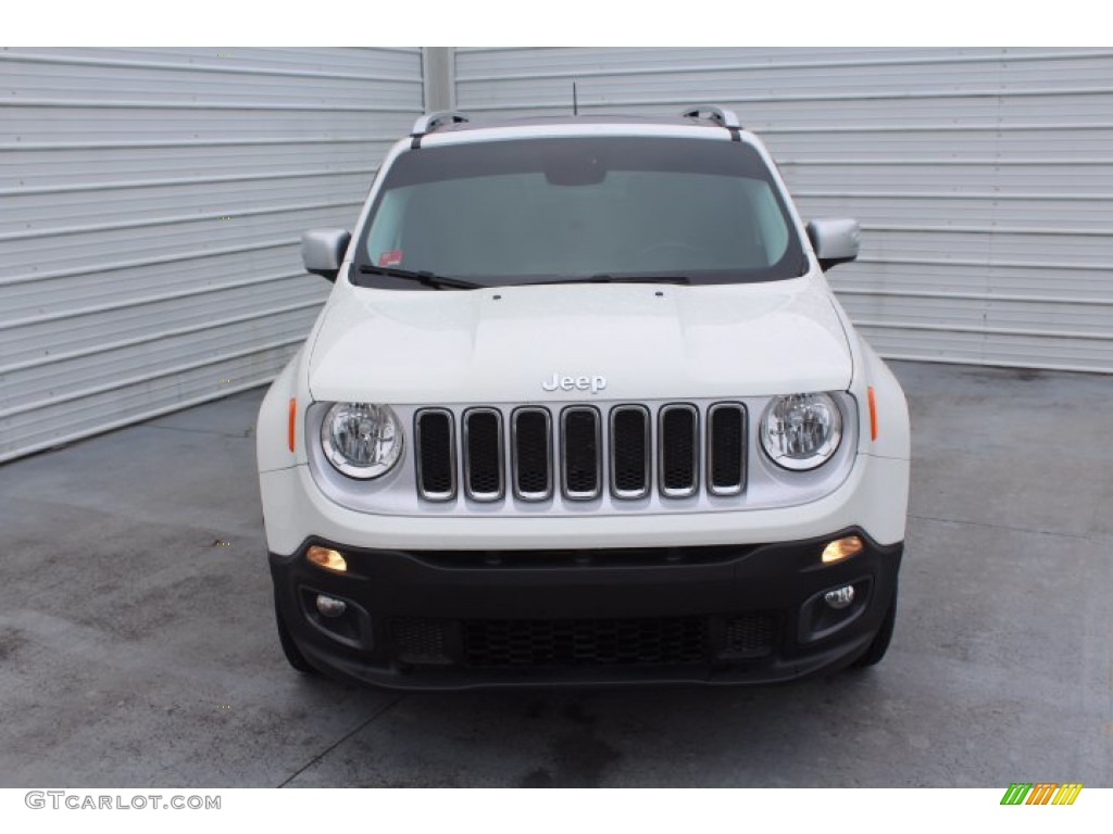 2016 Renegade Limited 4x4 - Alpine White / Black photo #3