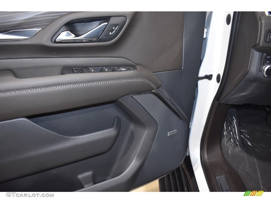 2021 Yukon Denali 4WD - White Frost Tricoat / Dark Walnut/­Very Dark Ash Gray photo #10