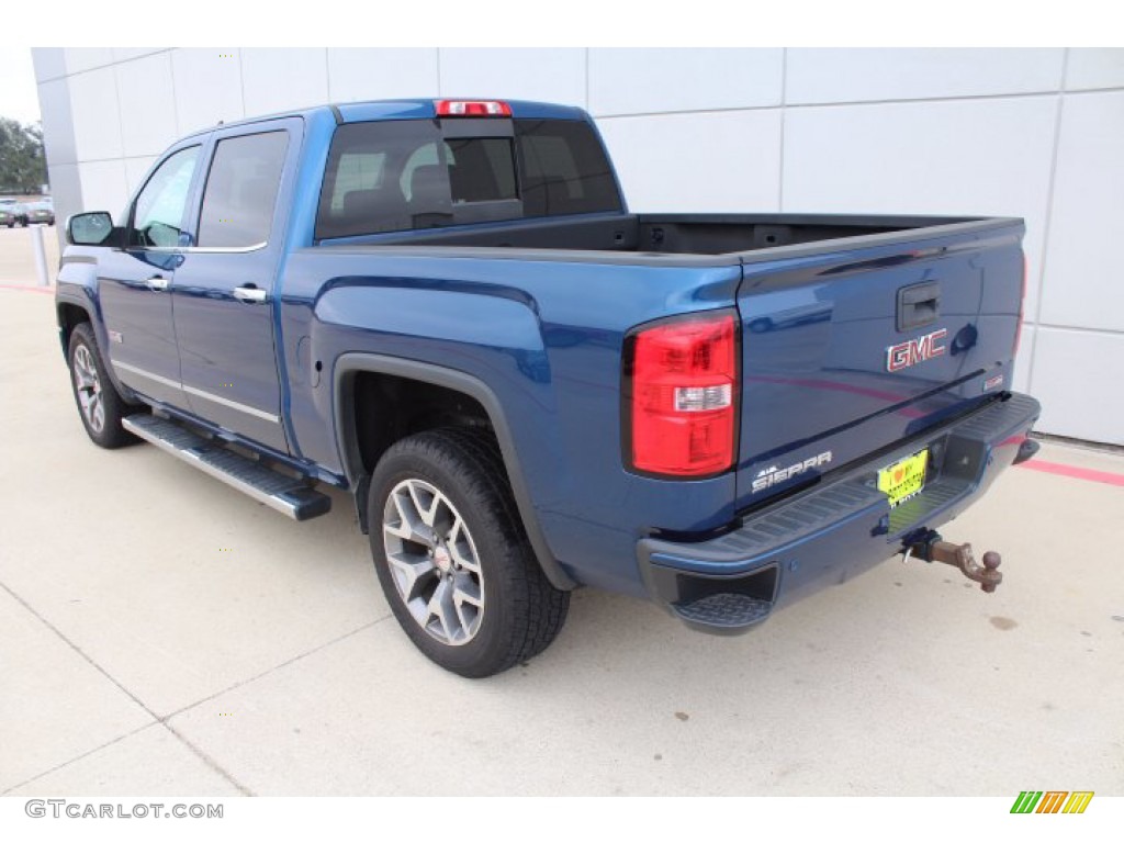 Stone Blue Metallic 2015 GMC Sierra 1500 SLT Crew Cab 4x4 Exterior Photo #140785352