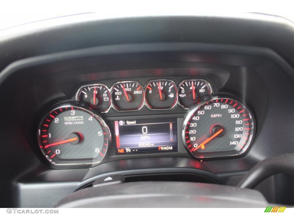 2015 GMC Sierra 1500 SLT Crew Cab 4x4 Gauges Photo #140785466