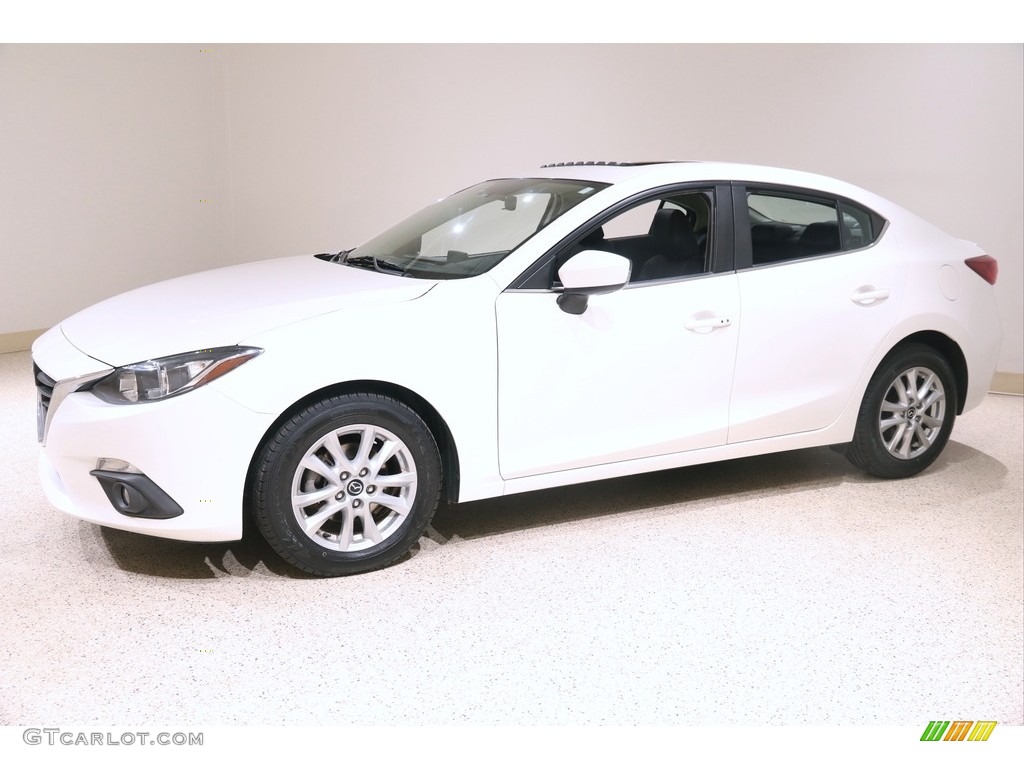 Snowflake White Pearl Mica 2015 Mazda MAZDA3 i Grand Touring 4 Door Exterior Photo #140785490