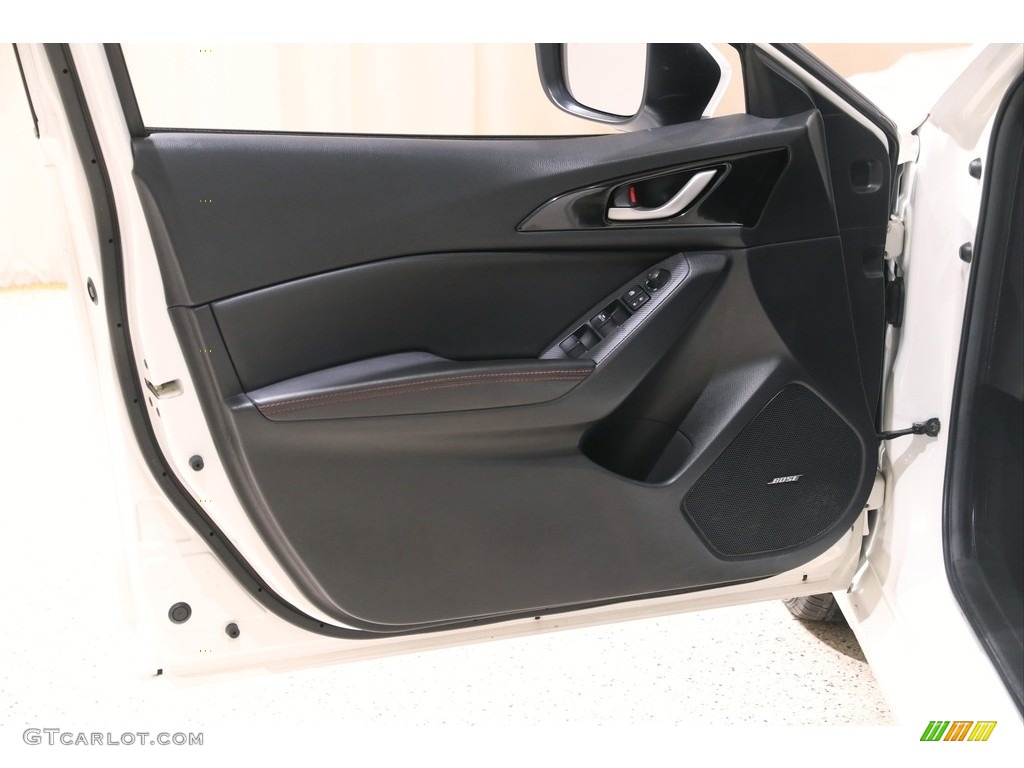 2015 Mazda MAZDA3 i Grand Touring 4 Door Black Door Panel Photo #140785508