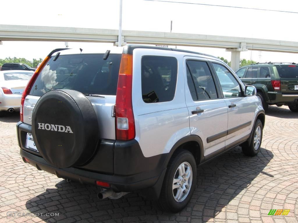 2002 CR-V EX 4WD - Satin Silver Metallic / Black photo #8