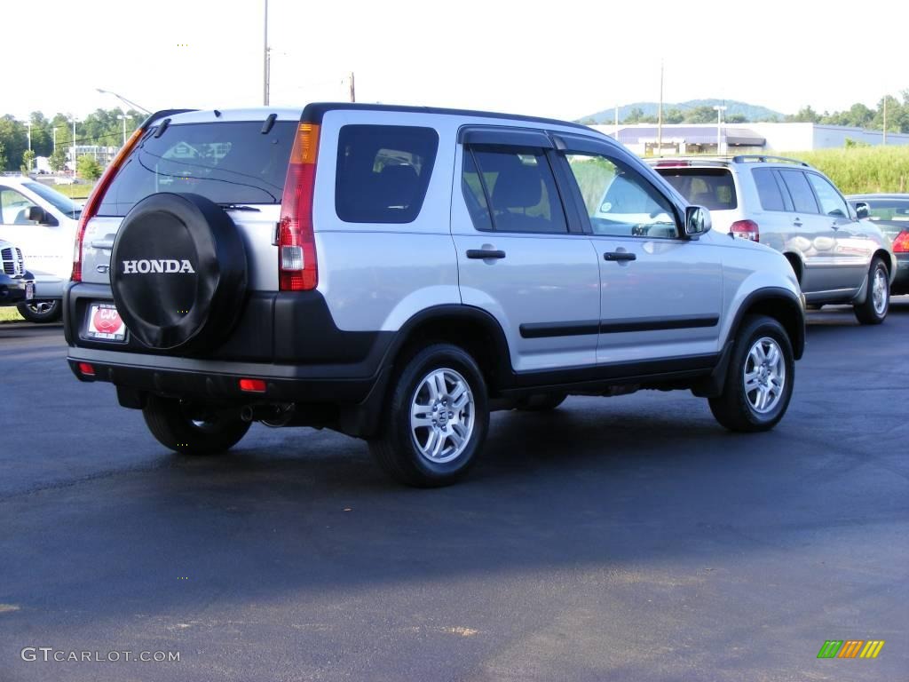 2003 CR-V EX 4WD - Satin Silver Metallic / Black photo #4