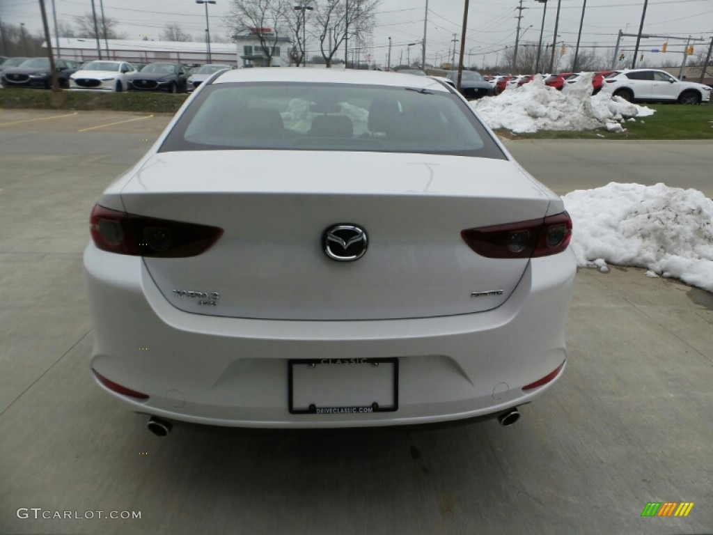 2021 Mazda3 Select Sedan AWD - Snowflake White Pearl Mica / Black photo #2