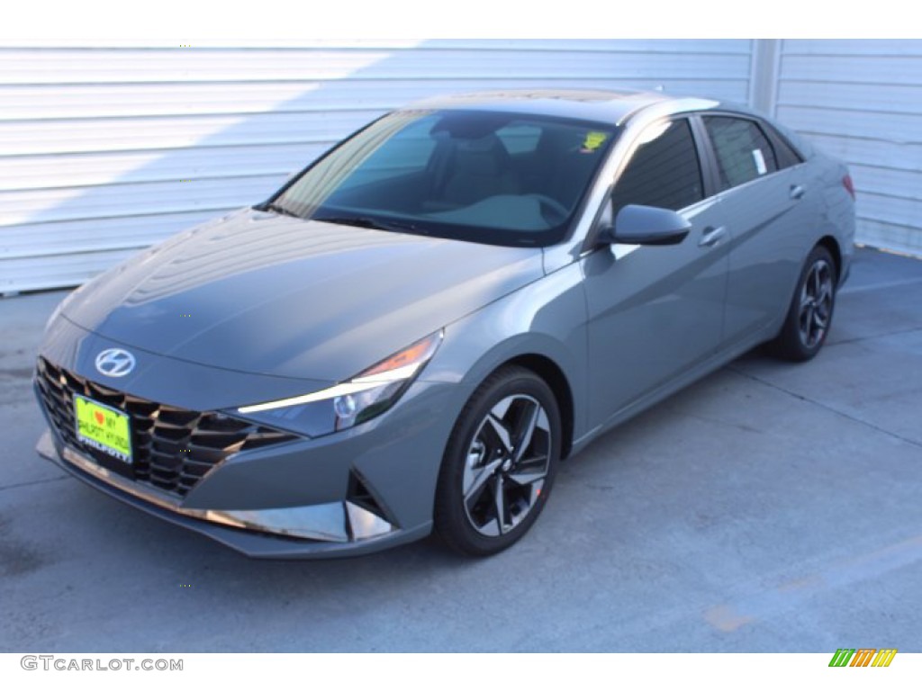 2021 Elantra SEL - Electric Shadow / Medium Gray photo #4