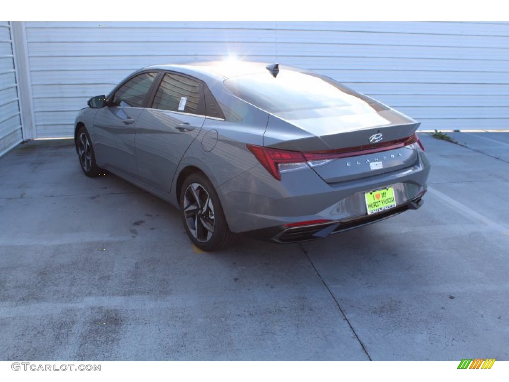 2021 Elantra SEL - Electric Shadow / Medium Gray photo #6