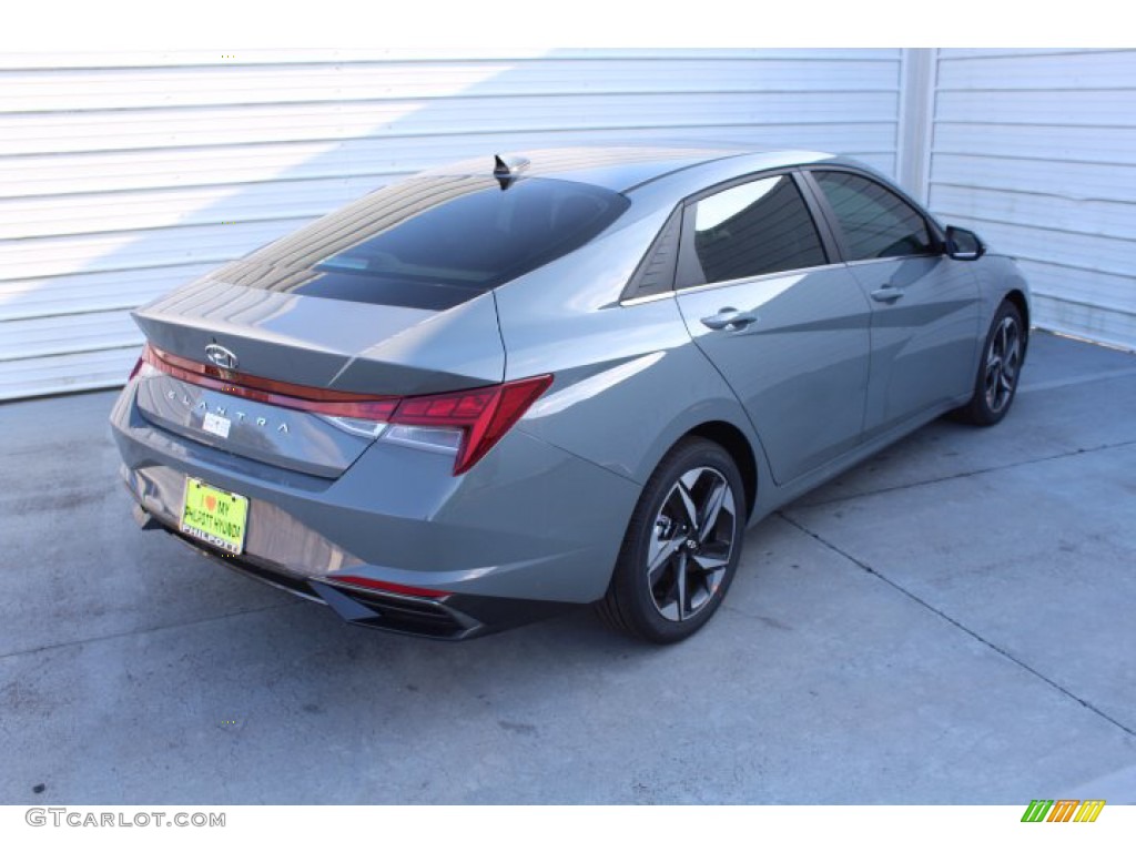 2021 Elantra SEL - Electric Shadow / Medium Gray photo #8