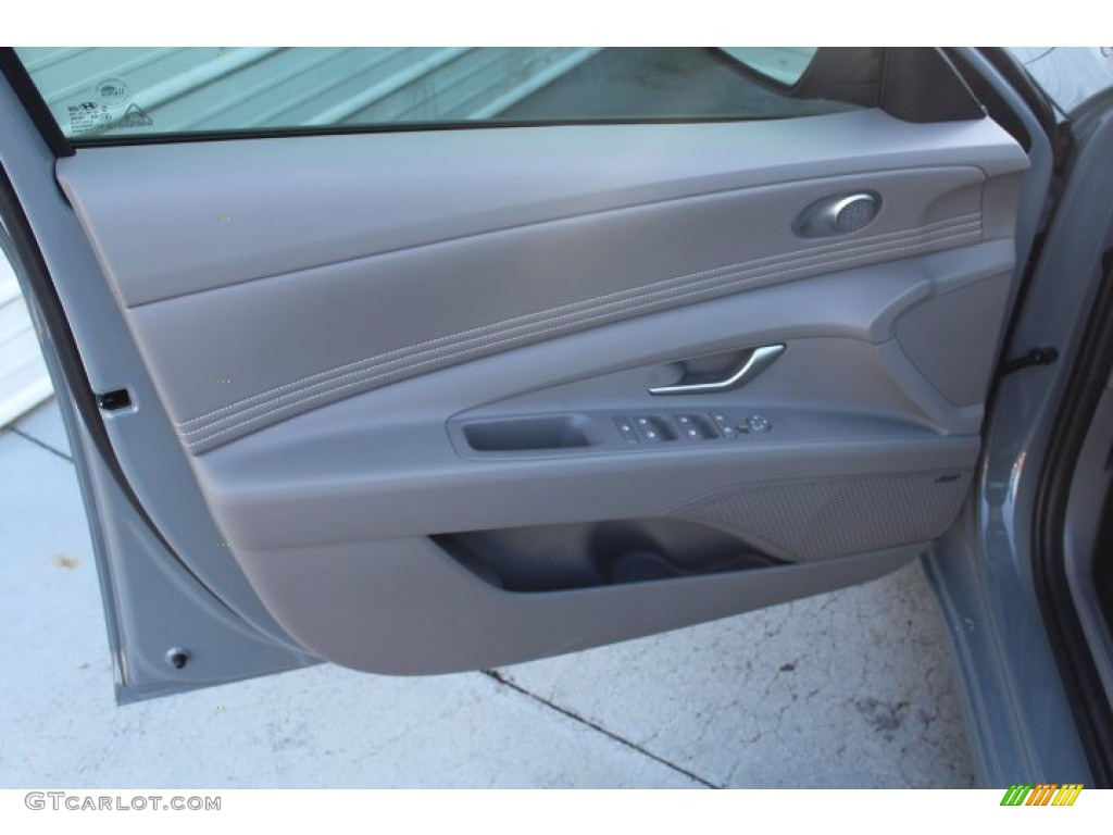 2021 Elantra SEL - Electric Shadow / Medium Gray photo #9