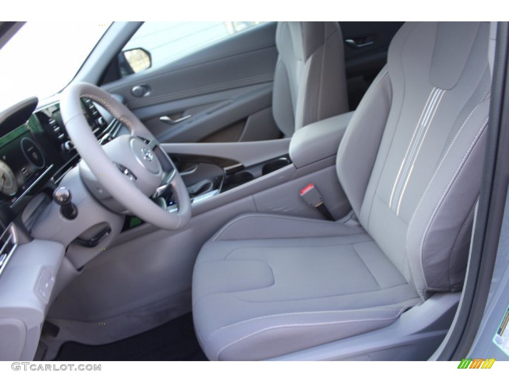2021 Elantra SEL - Electric Shadow / Medium Gray photo #10