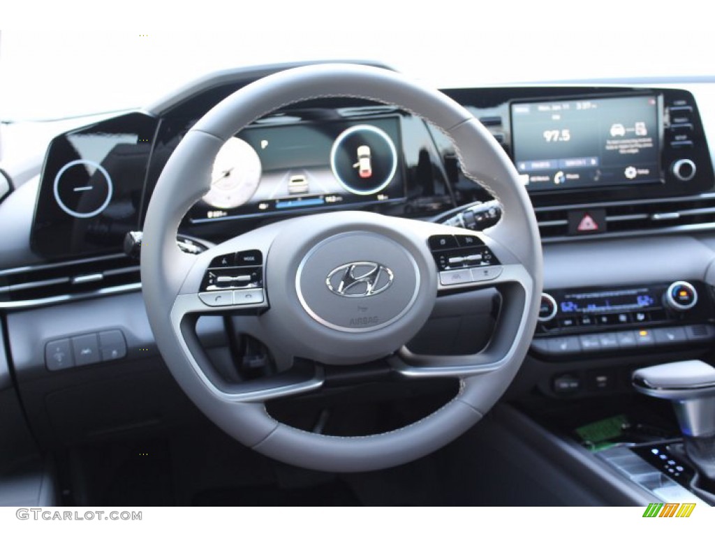 2021 Elantra SEL - Electric Shadow / Medium Gray photo #22