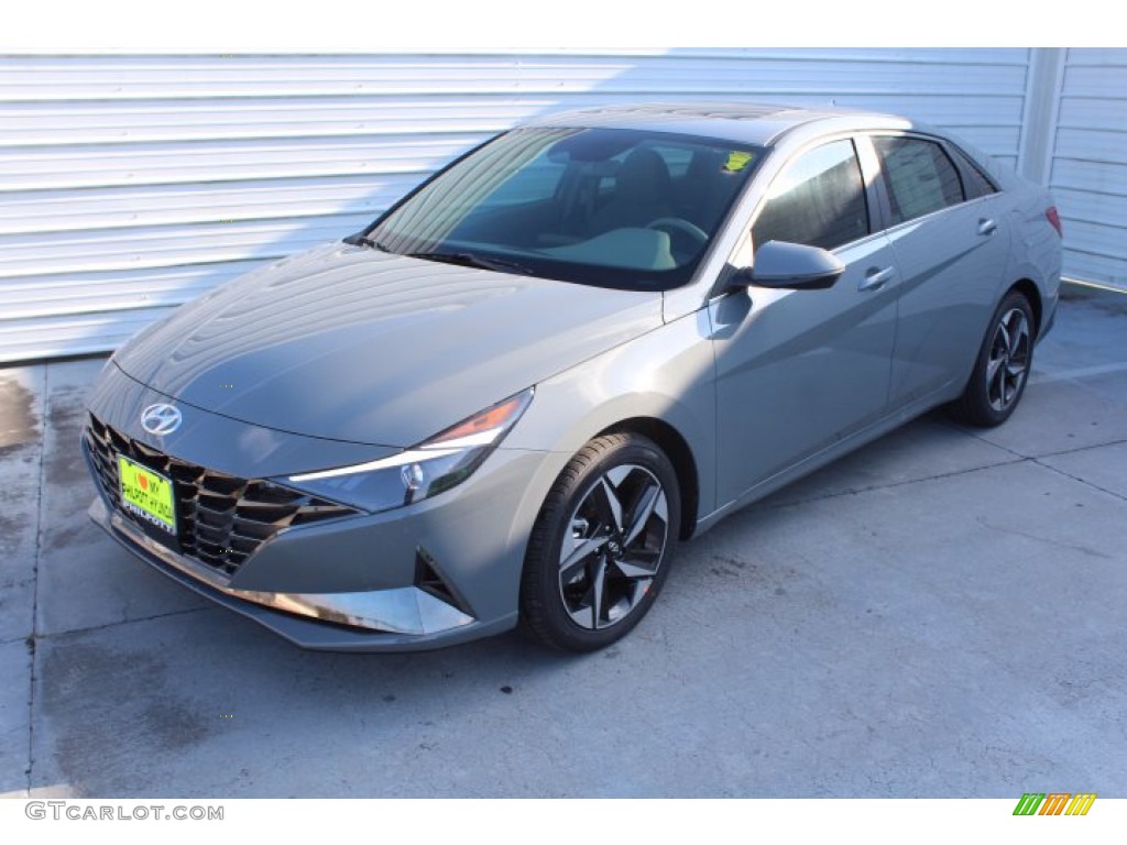 2021 Elantra SEL - Electric Shadow / Medium Gray photo #4