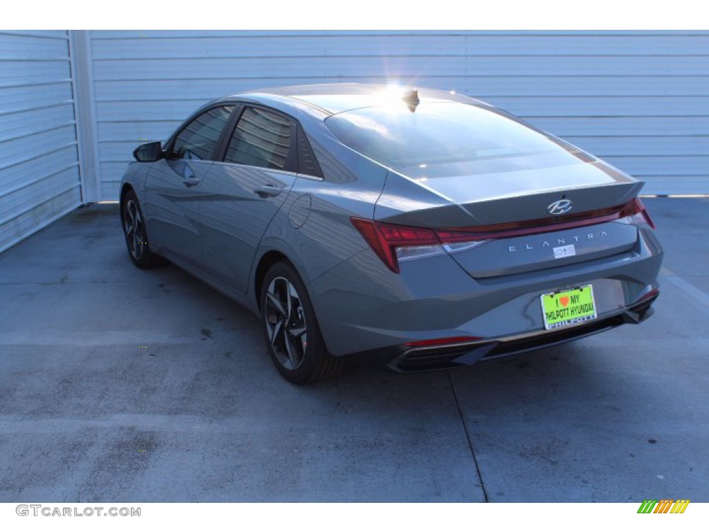 2021 Elantra SEL - Electric Shadow / Medium Gray photo #6