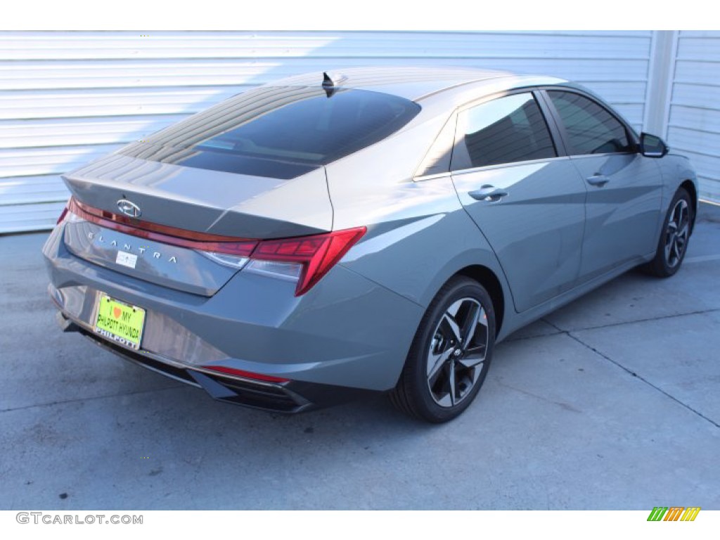 2021 Elantra SEL - Electric Shadow / Medium Gray photo #8