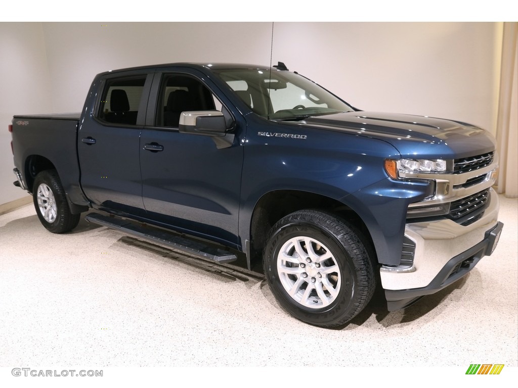 2019 Silverado 1500 LT Crew Cab 4WD - Northsky Blue Metallic / Jet Black photo #1
