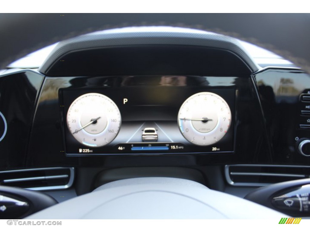 2021 Elantra SEL - Electric Shadow / Medium Gray photo #13