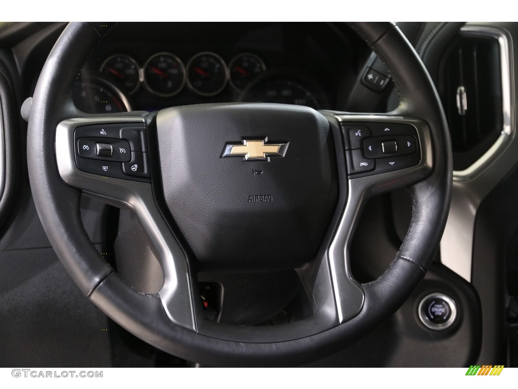 2019 Silverado 1500 LT Crew Cab 4WD - Northsky Blue Metallic / Jet Black photo #8