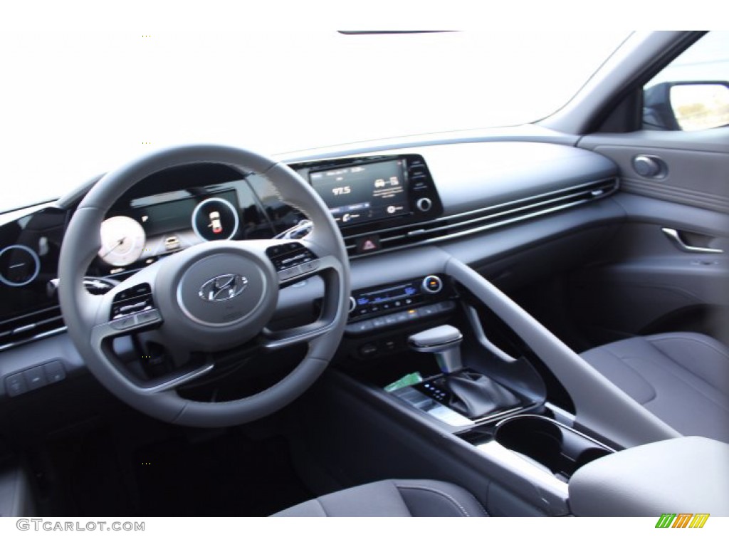 2021 Elantra SEL - Electric Shadow / Medium Gray photo #21