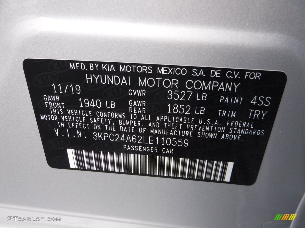 2020 Accent SE - Olympus Silver / Black photo #26