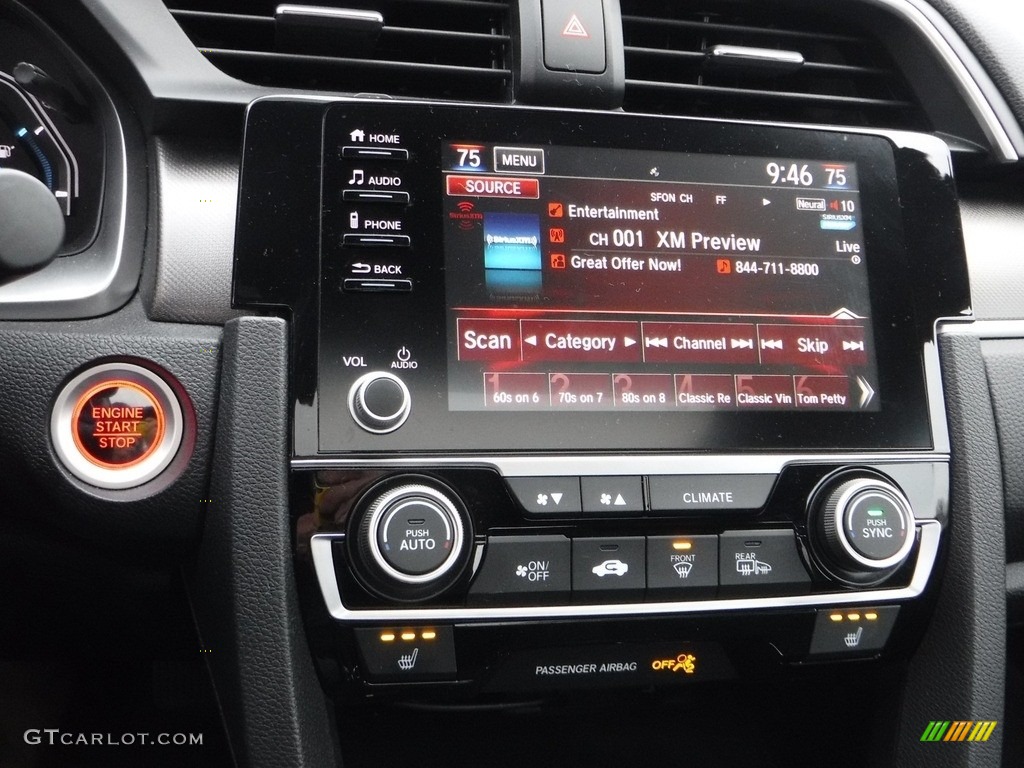 2019 Civic EX Coupe - Rallye Red / Black photo #3