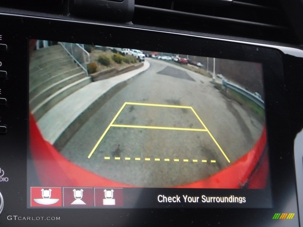 2019 Civic EX Coupe - Rallye Red / Black photo #5