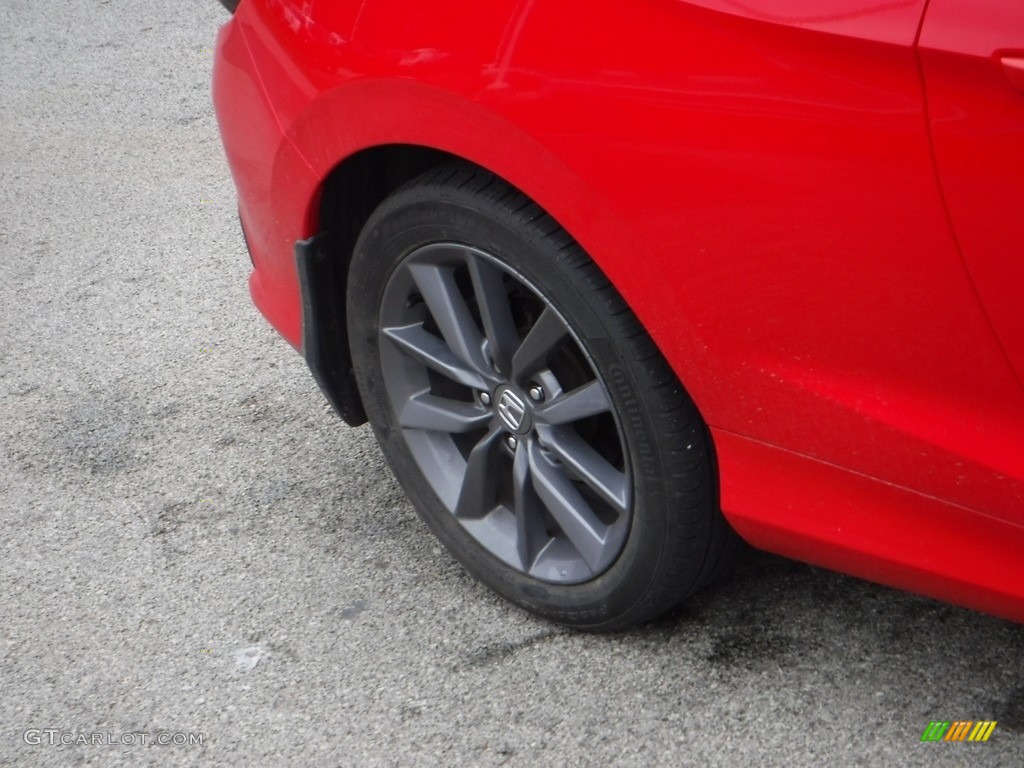 2019 Civic EX Coupe - Rallye Red / Black photo #8