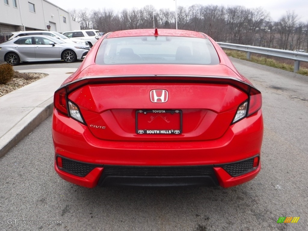 2019 Civic EX Coupe - Rallye Red / Black photo #14