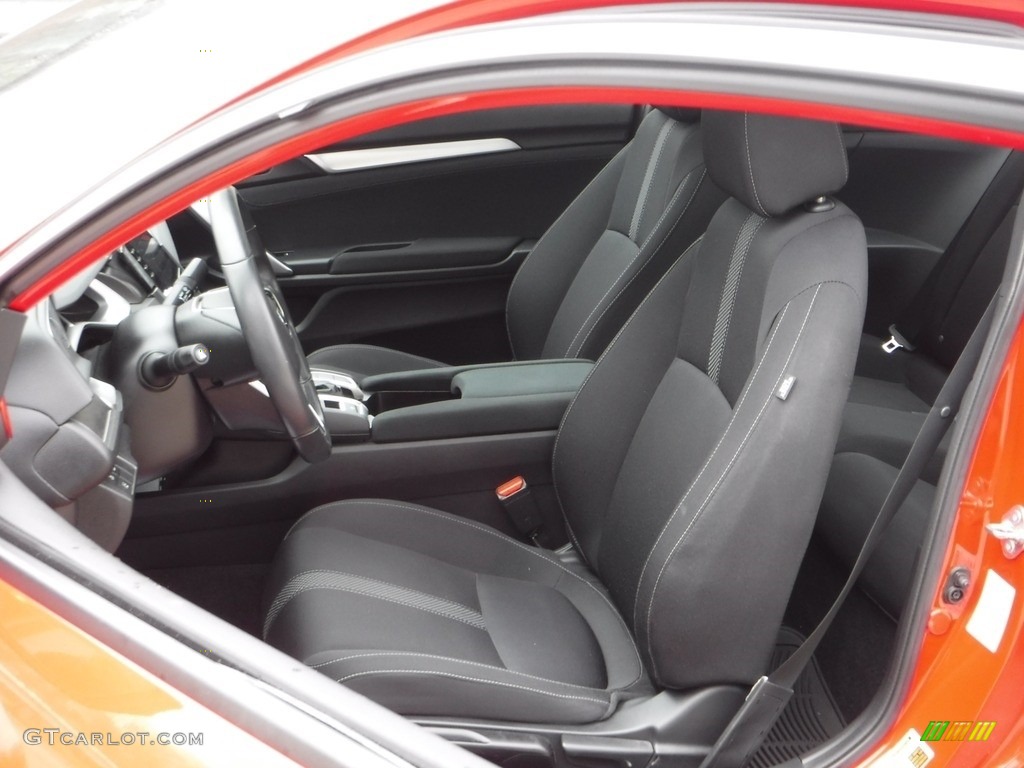 2019 Civic EX Coupe - Rallye Red / Black photo #19