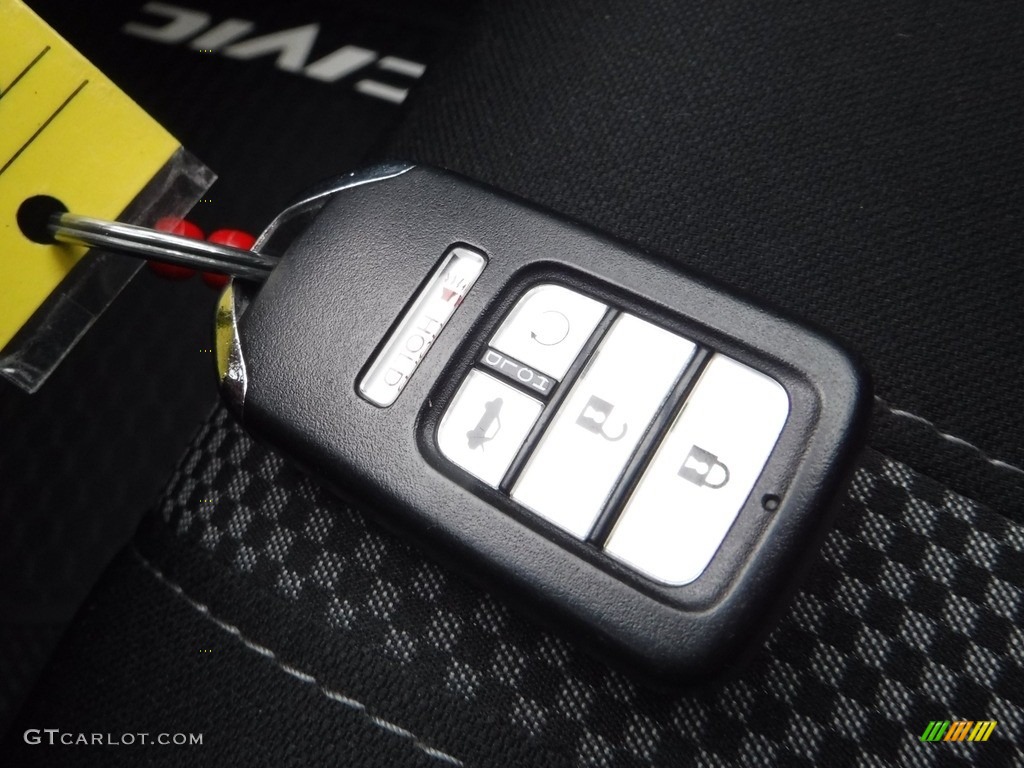 2019 Civic EX Coupe - Rallye Red / Black photo #27