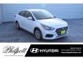 Frost White Pearl 2021 Hyundai Accent SE