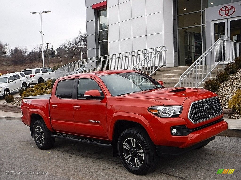 2018 Tacoma TRD Sport Double Cab 4x4 - Inferno / Graphite w/Gun Metal photo #1