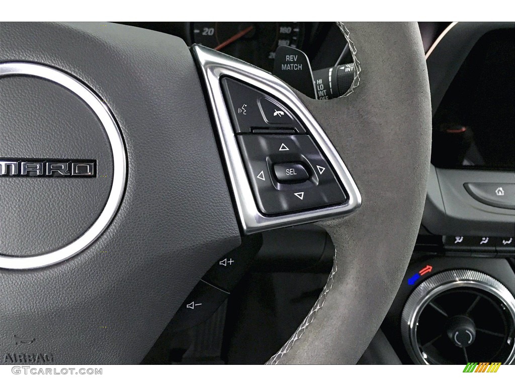 2018 Chevrolet Camaro SS Coupe Jet Black Steering Wheel Photo #140790317