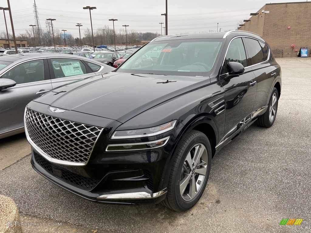 Vik Black 2021 Genesis GV80 3.5T Advanced Plus AWD Exterior Photo