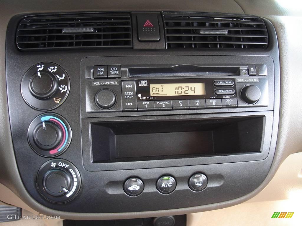 2004 Civic Value Package Sedan - Vivid Blue Pearl / Ivory Beige photo #23