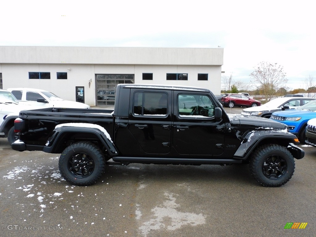 2021 Gladiator Willys 4x4 - Black / Black photo #4